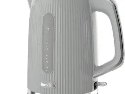 Breville Bold Electric 3kW Kettle 1.7L capacity Fast Boil Grey Gloss & Silver Chrome  - VKT222