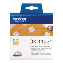 Brother 23mm Square Paper Label 1000 per Roll