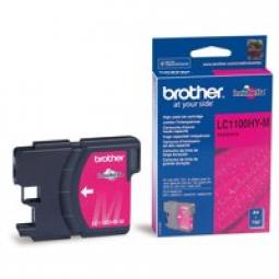 Brother LC-1100 High Yield Magenta Inkjet Cartridge LC1100HYM