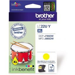 Brother LC22UY Yellow Ink Cartridge LC22UY
