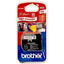 Brother Red On White PTouch Ribbon 9mm x 8m - MK222BZ