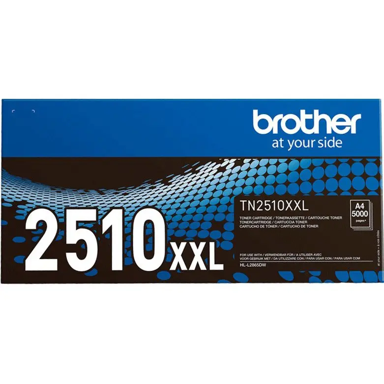 Brother Super High Yield Black Toner Cartridge 5K pages - TN2510XXL