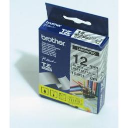 Brother TZES131 Black On Clear Strong Label Tape 12mmx8m