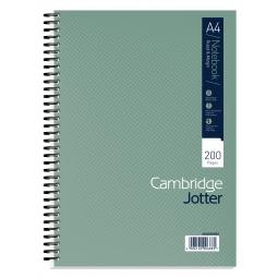 Cambridge Jotter 400039062 Wirebound Notebook A4 Green Pack of 3