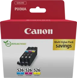 Canon CLI-526 CMY Ink Cartridge 9ml 4541B018