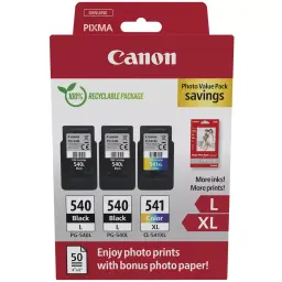 Canon PG540L/CL541XL PVP 2 x 11ml Black Colour 5224B015