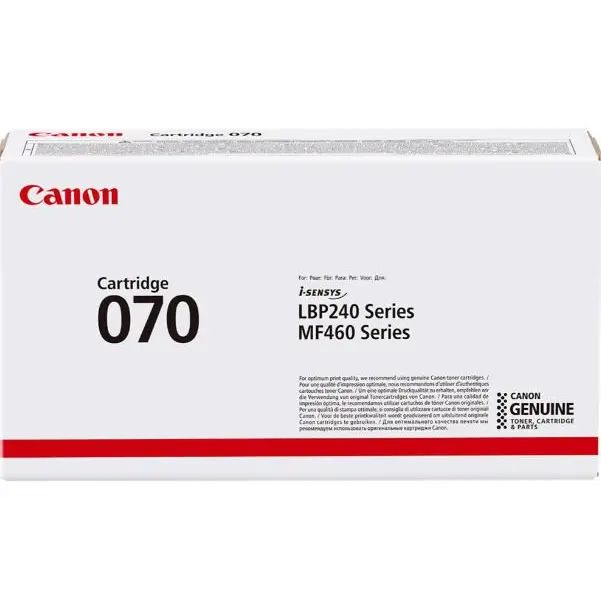 Canon 070BK Black Toner Cartridge 30k pages - 5639C002