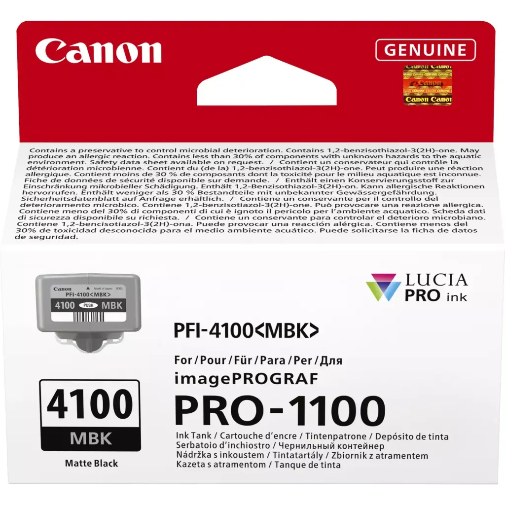 Canon PFI-4100 Matte Black Ink - 6776C001