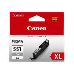 Canon CLI-551GY XL Grey High Yield Inkjet Cartridge 6447B001
