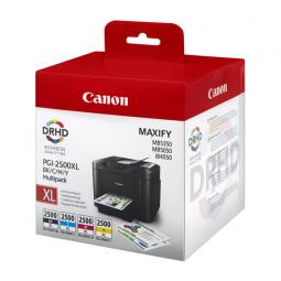 Canon PGI-2500XL CMYK High Yield Ink Cartridge Multipack - 9254B004