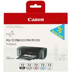Canon PGI-72 5-Colour Ink Cartridge Multipack 6403B007