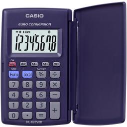 Casio HL-820VER 8 Digit Pocket Calculator With Euro Conversion HL-820VER-WK-UP