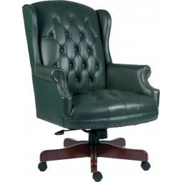 Chairman Bonded Leather Faced Executive Office Chair Green B800GR