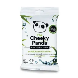 Cheeky Panda Sustainable Biodegradable Bamboo Handy Wipes 12 Wipes Per Pack (Pack 72) - HANDWX72