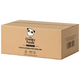 Cheeky Panda Sustainable V Fold Flushable Bamboo Hand Towel (Pack 3200) - VHANDTW20