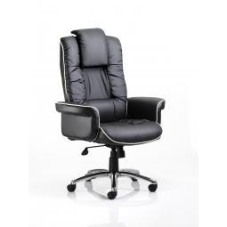 Chelsea Executive Chair Black Soft Bonded Leather EX000001