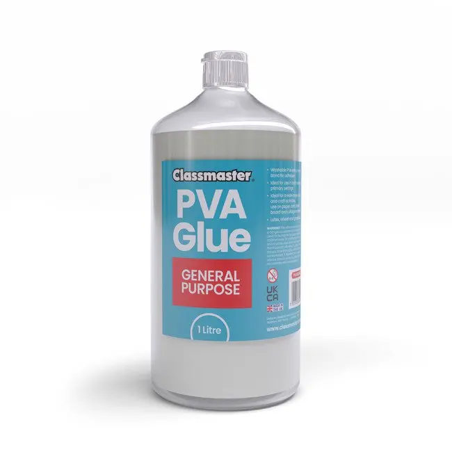 Classmaster PVA Glue General Purpose 1 Litre - PVA1000RD