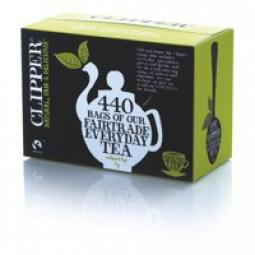 Clipper Fairtrade Everyday One Cup Tea Bags(Pack 440) - NWT039