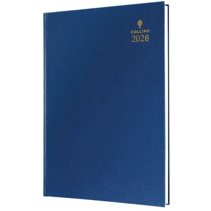 Collins 35 Desk Diary A5 Week to View 2026 Blue 35.60-26 - 823310