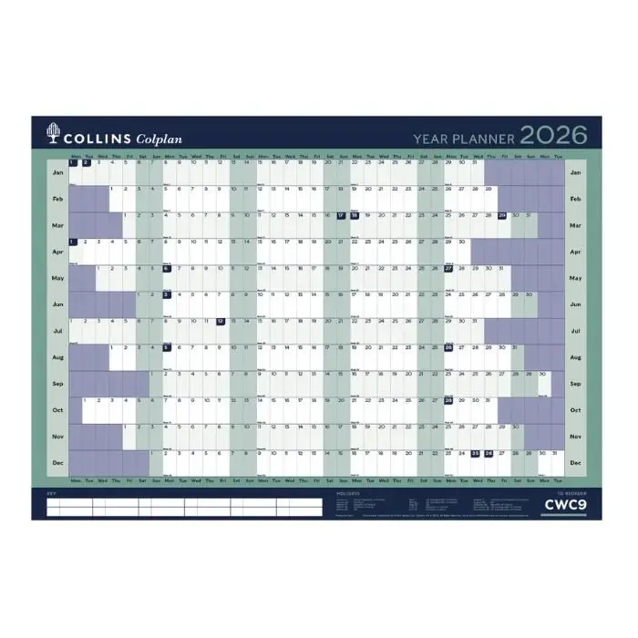 Collins Colplan Year Planner A1 2026 CWC9-26 - 822154