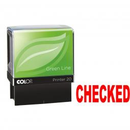 Colop Printer 20 L04 CHECKED Green Line Red 148221