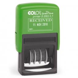 Colop Green Line Date Stamp RECEIVED S260/L1