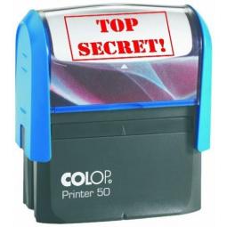 Colop P50 Stamp TOP SECRET 68x29mm Red