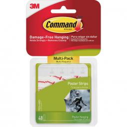 Command Poster Strips 17024VP Pack of 48