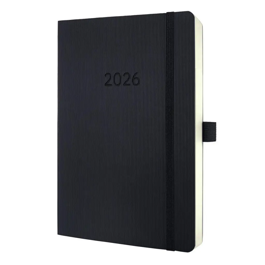 Sigel Conceptum Diary 2026 A5 Day Per Page Black - C2620
