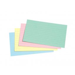 Concord Record Cards 127x76mm Ruled Assorted Pack of 100