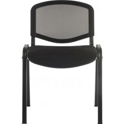 Conference Mesh Back Stackable Chair Black - 1500MESH-BLK