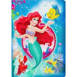 Crystal Art The Little Mermaid Notebook CANJ-DNY601