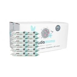 Dada Muma Pure Water Wipes 60 Wipes Per Pack (Pack 12 or 720 wipes) - DM1012
