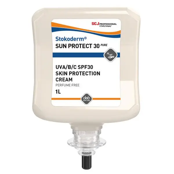 Deb Stokoderm Sun Protect 30 PURE 1 Litre Cartridge - SUN1L