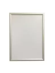 Deflecto A2 Wall Mounted 25mm Aluminium Snap Frame Literature Display Sign Holder Silver Effect Frame - SFA2S