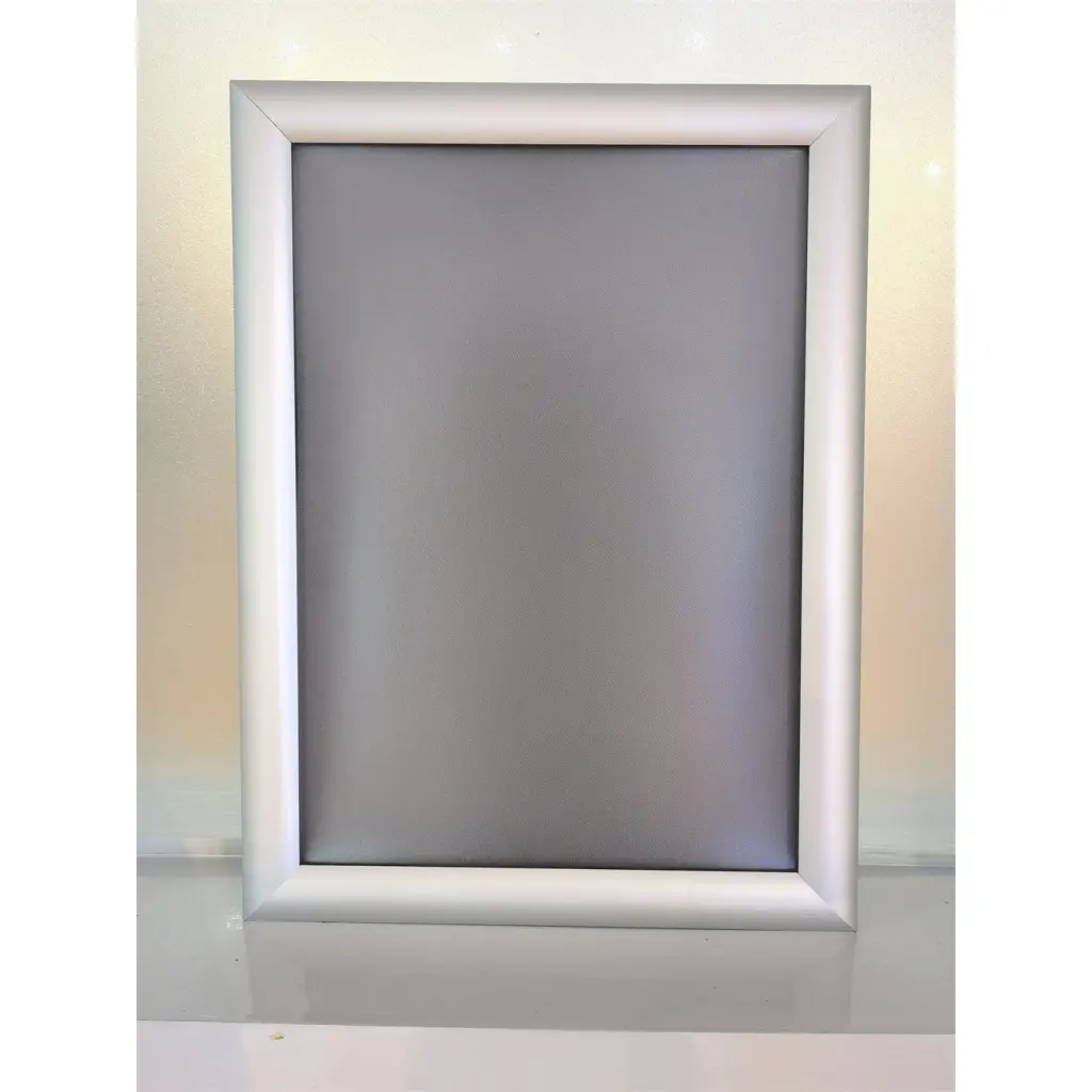 Deflecto A4 Wall Mounted Waterproof 25mm Aluminium Snap Frame Literature Display Sign Holder Silver - SFA4SWP