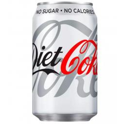 Diet Coca Cola 330ml Cans Pack 24