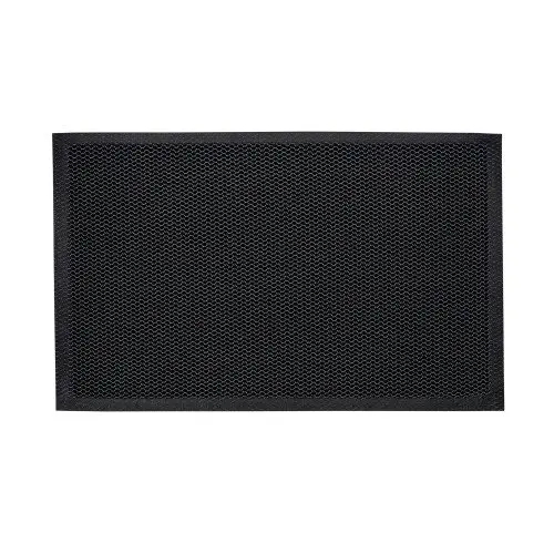 Floortex Doortex Meshmat Dirt Trapping Entrance Mat For Indoor Use With Anti-slip Vinyl Backing 50x80cm Metallic Grey - EREMFLYV0002