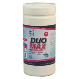 DuoMax Sanitisation Wipes Pack of 200 - Food Safe
