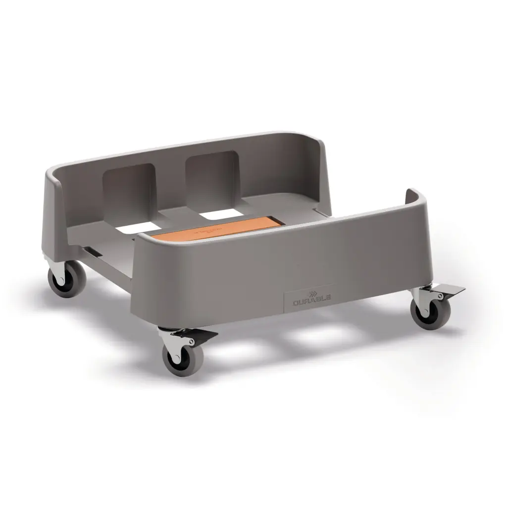 Durable Linkable Trolley for DURABIN 90L Recycled Polypropylene Grey - 334137