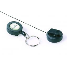 Durable Badge Reel Retractable and Keyring 822258 10 Pack