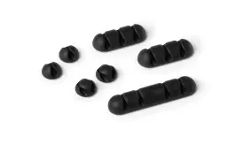 Durable CAVOLINE Clip Graphite (Pack of 7) - 504137