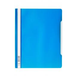 Durable Clear View Report Folder Extra Wide A4 Blue 257006 Pack of 50