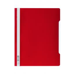 Durable Clear View Report Folder Extra Wide A4 Red 257003 Pack of 50