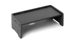 Durable EFFECT Felt Monitor Riser Stand with Ergonomic Height-Adjustable Shelf - 508158