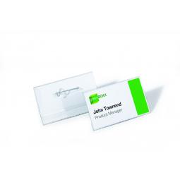 Durable Name Badge with Pin 40x75mm 8008 (PacK100)