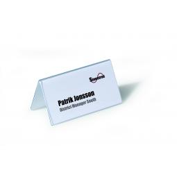 Durable Table Place Name Holder 52x100mm 8051 (PacK25)