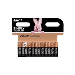 Duracell AAA SIMPLY Batteries Pack of 12