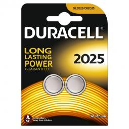 Duracell Lithium Coin 3V 2025 Pack of 2