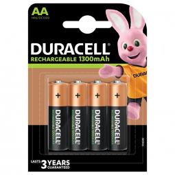 Duracell Plus Power AA Rechargeable Batteries Pack of 4
